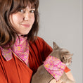 Charger l'image dans la visionneuse de la galerie, Foulard de soie Rose Indien
