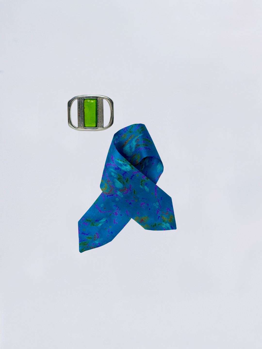 Bracelet riviera saria iryna argent olive