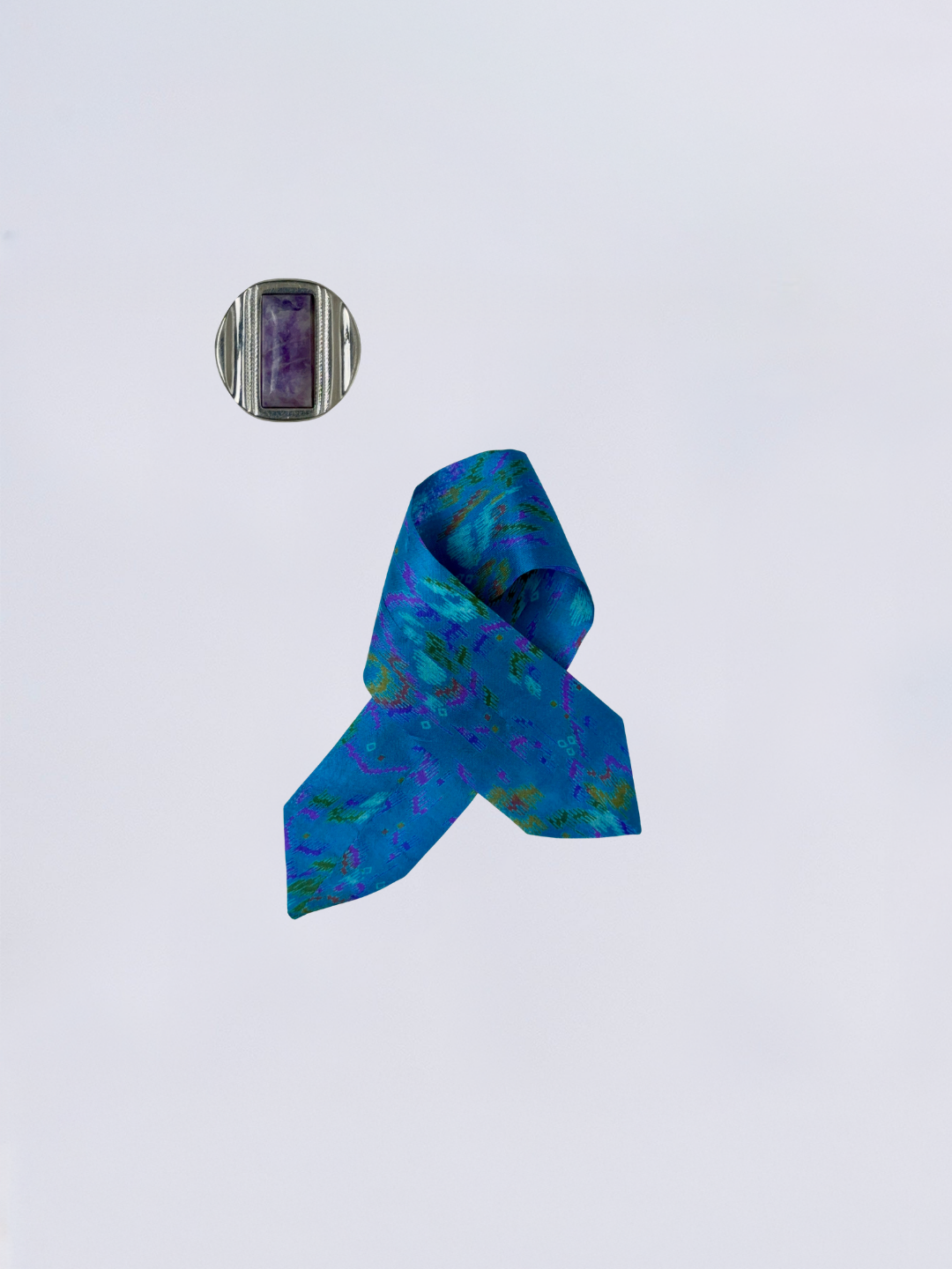 Bracelet sense saria iryna argent lepidolite