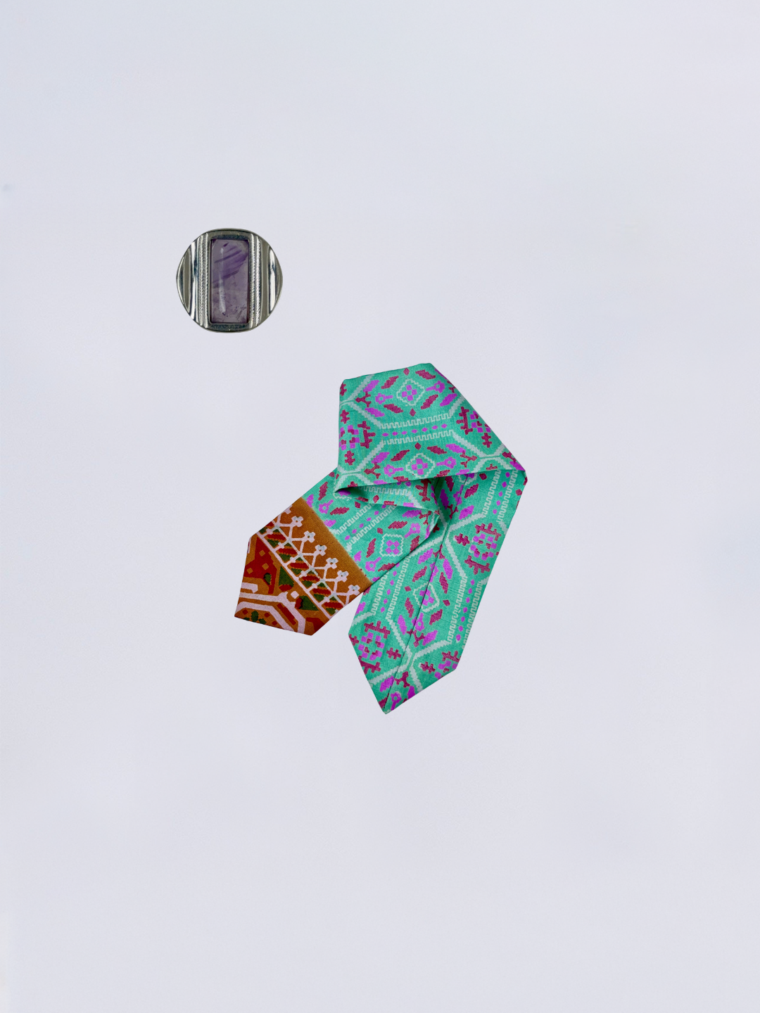Bracelet sense saria myna argent amethyste