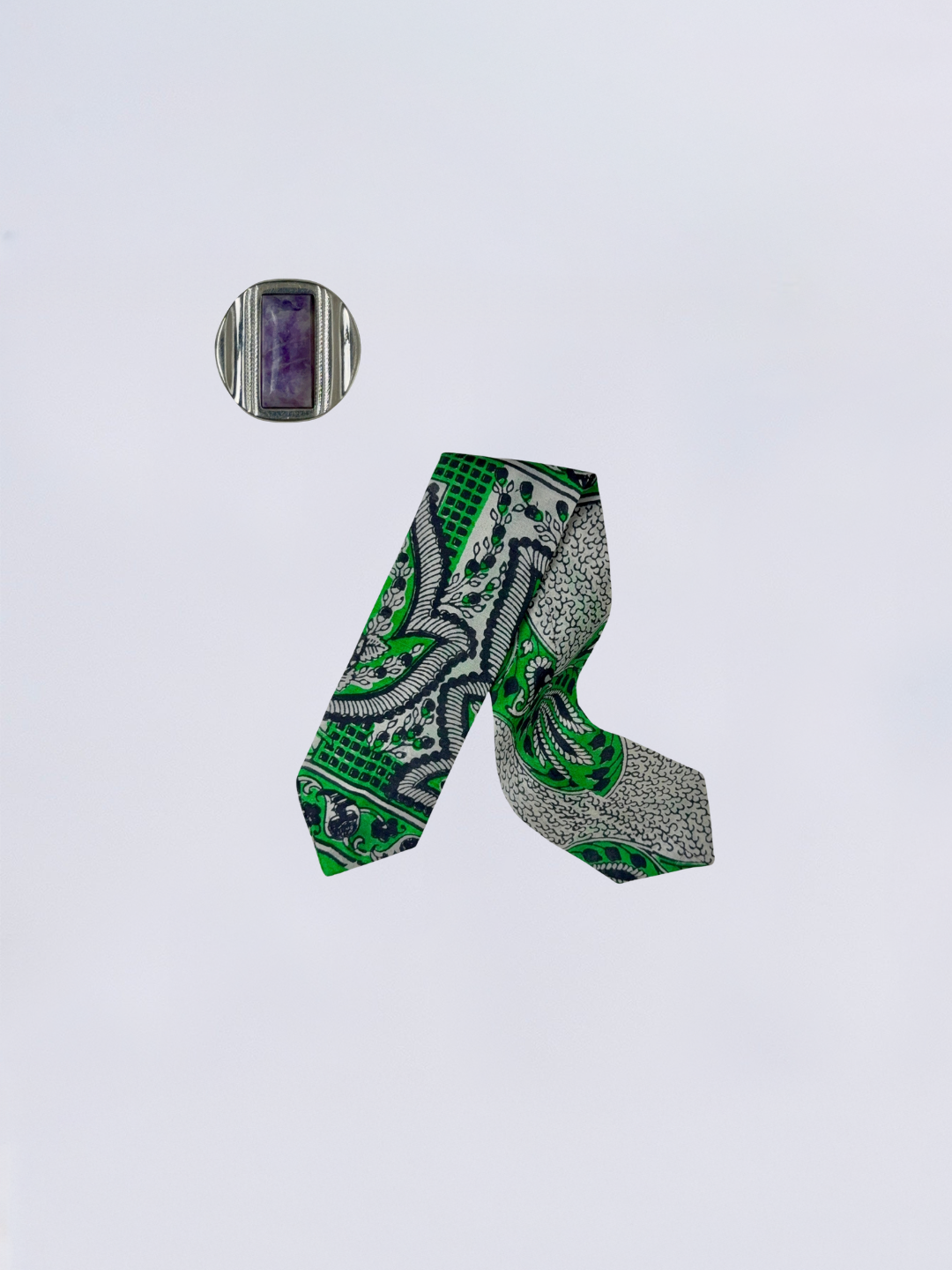 Bracelet sense saria orven argent lepidolite
