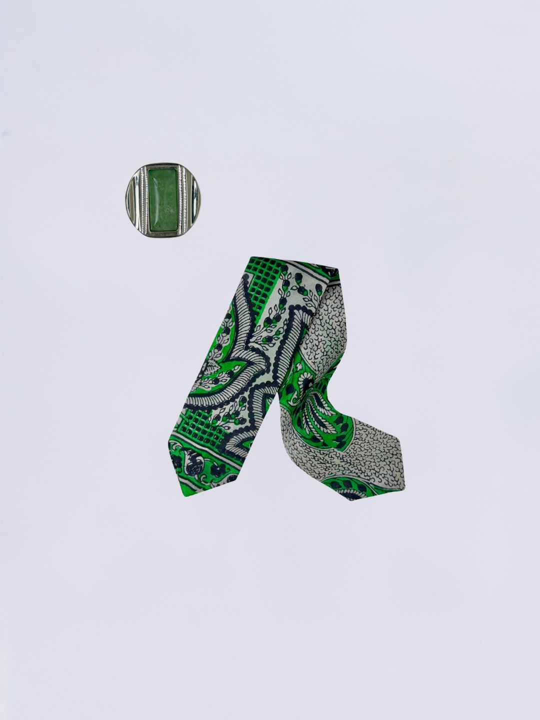 Bracelet sense saria orven argent quartz vert
