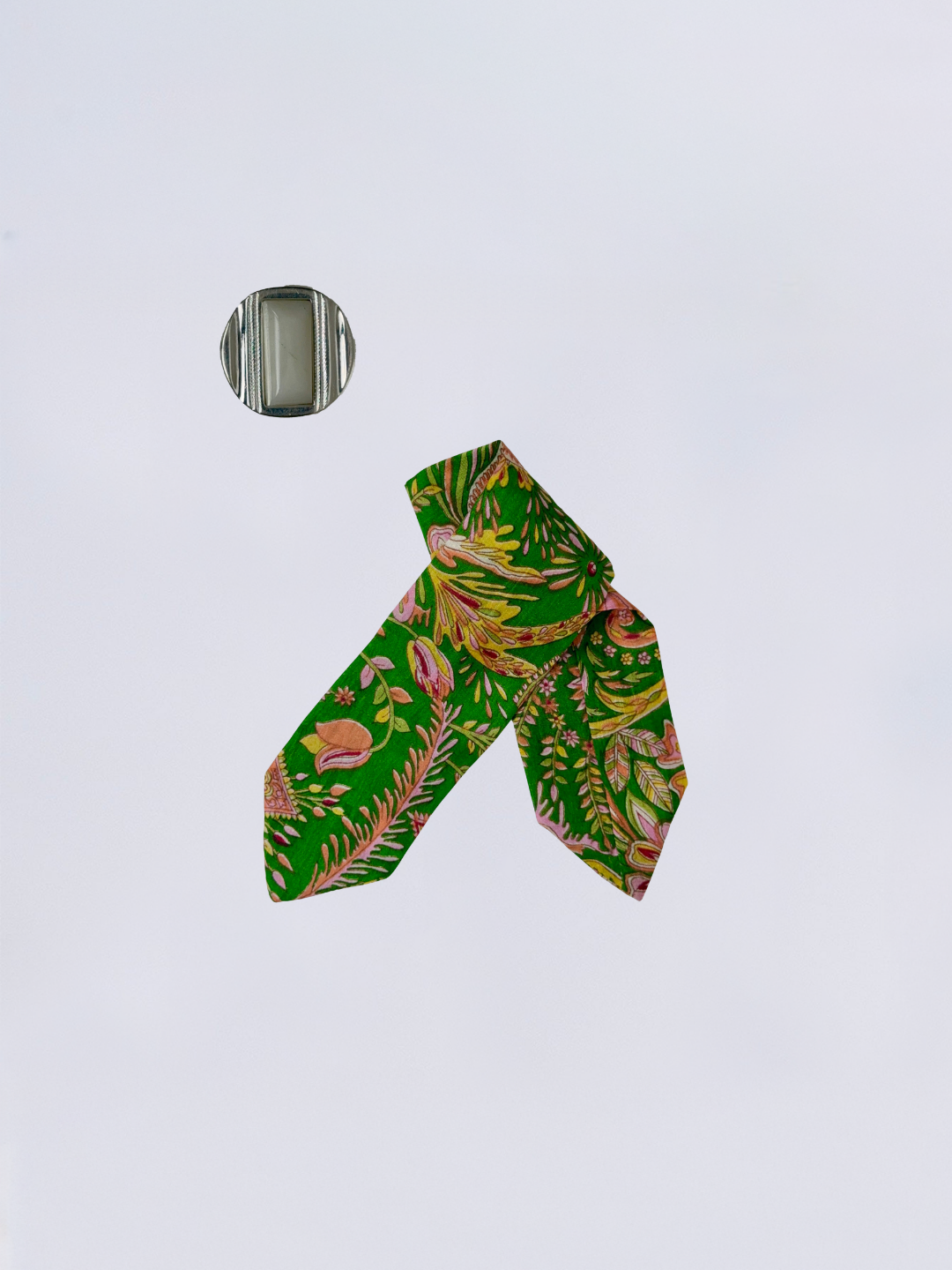 Bracelet sense saria syméa argent jade blanc