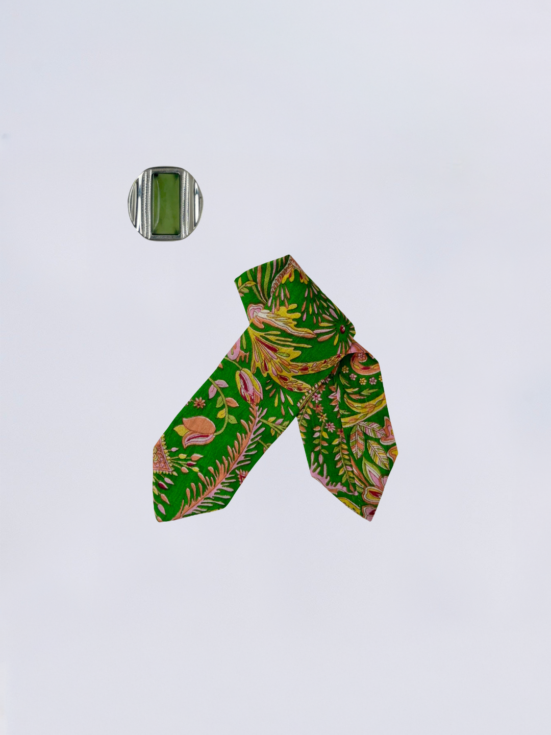 Bracelet sense saria syméa argent jade nephrite
