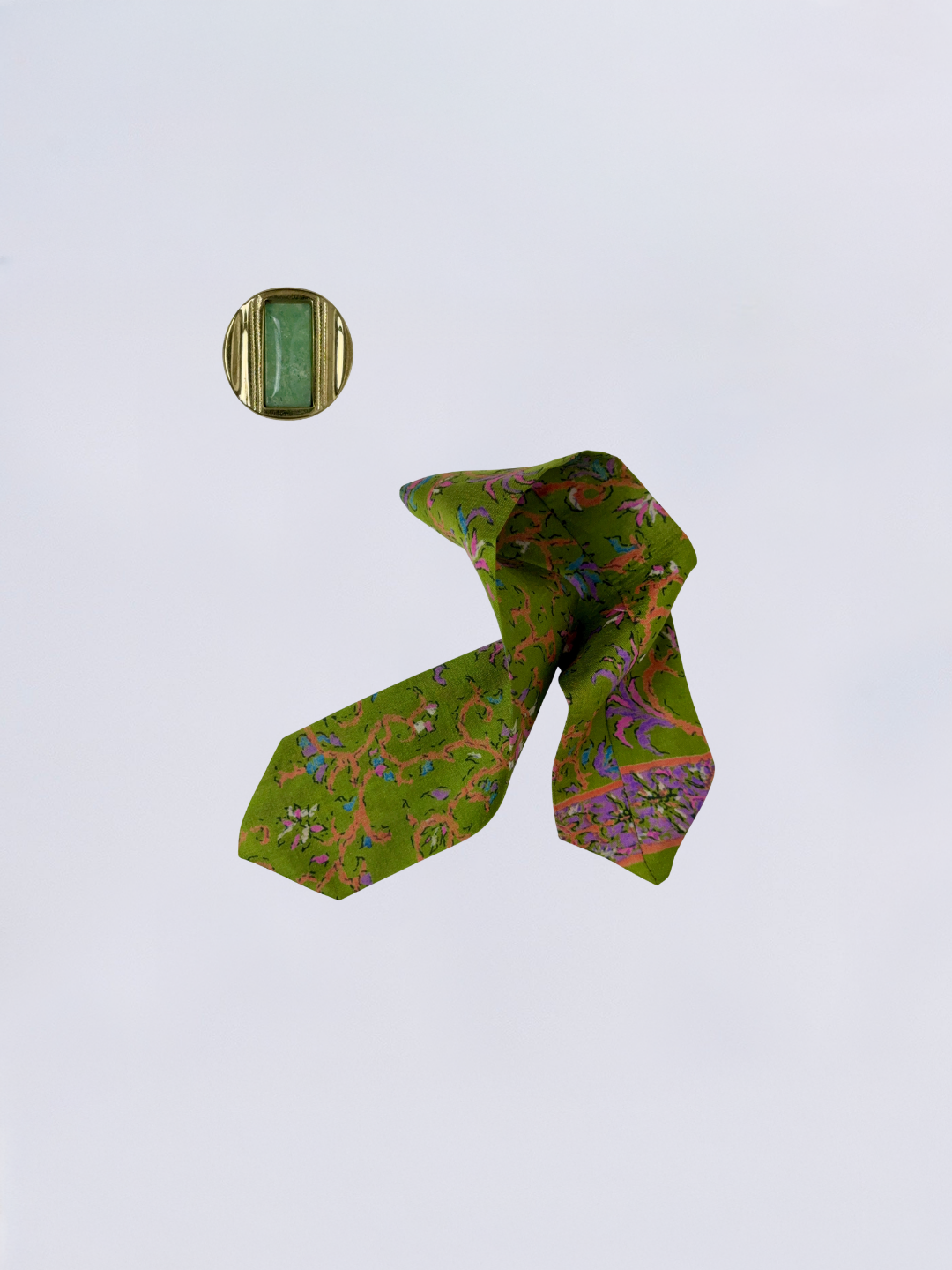 Bracelet sense saria verea bronze quartz vert