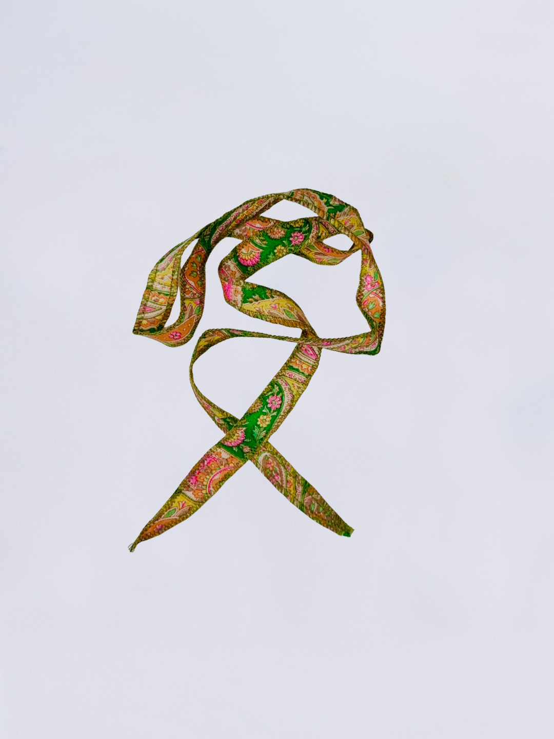 Saria Infini de Printemps -  Ruban de soie multi-tours
