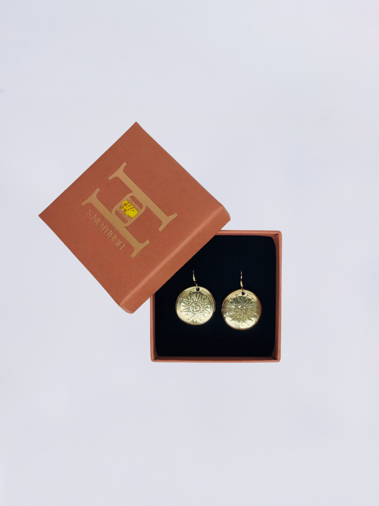 Boucles d’oreilles Soleil