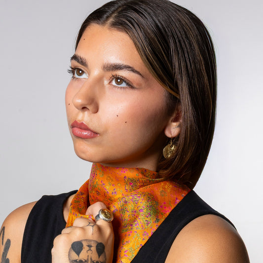 Foulard de soie Clémentine