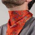 Charger l'image dans la visionneuse de la galerie, Foulard de soie Cuivre d'automne
