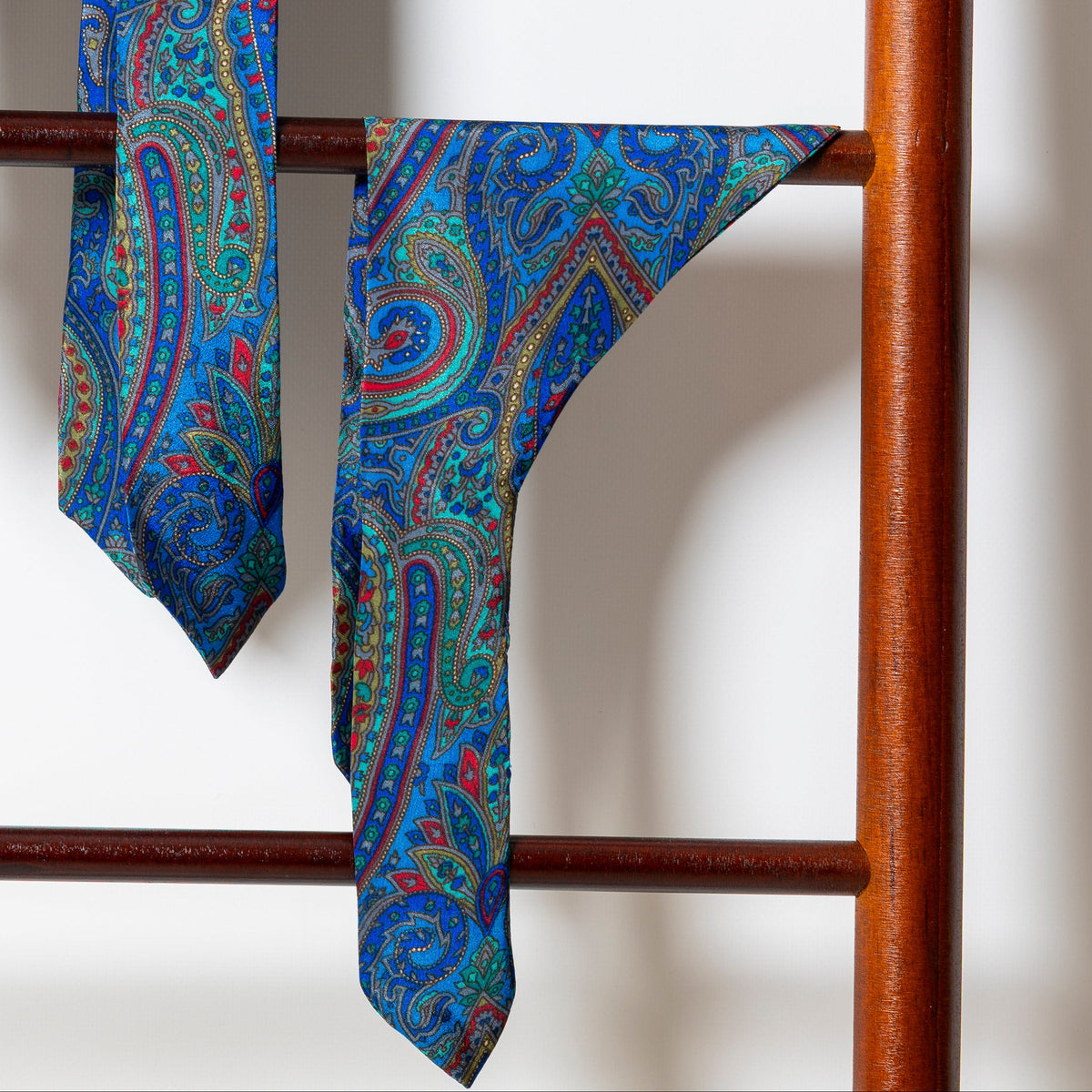 Foulard de soie Bleu cachemire
