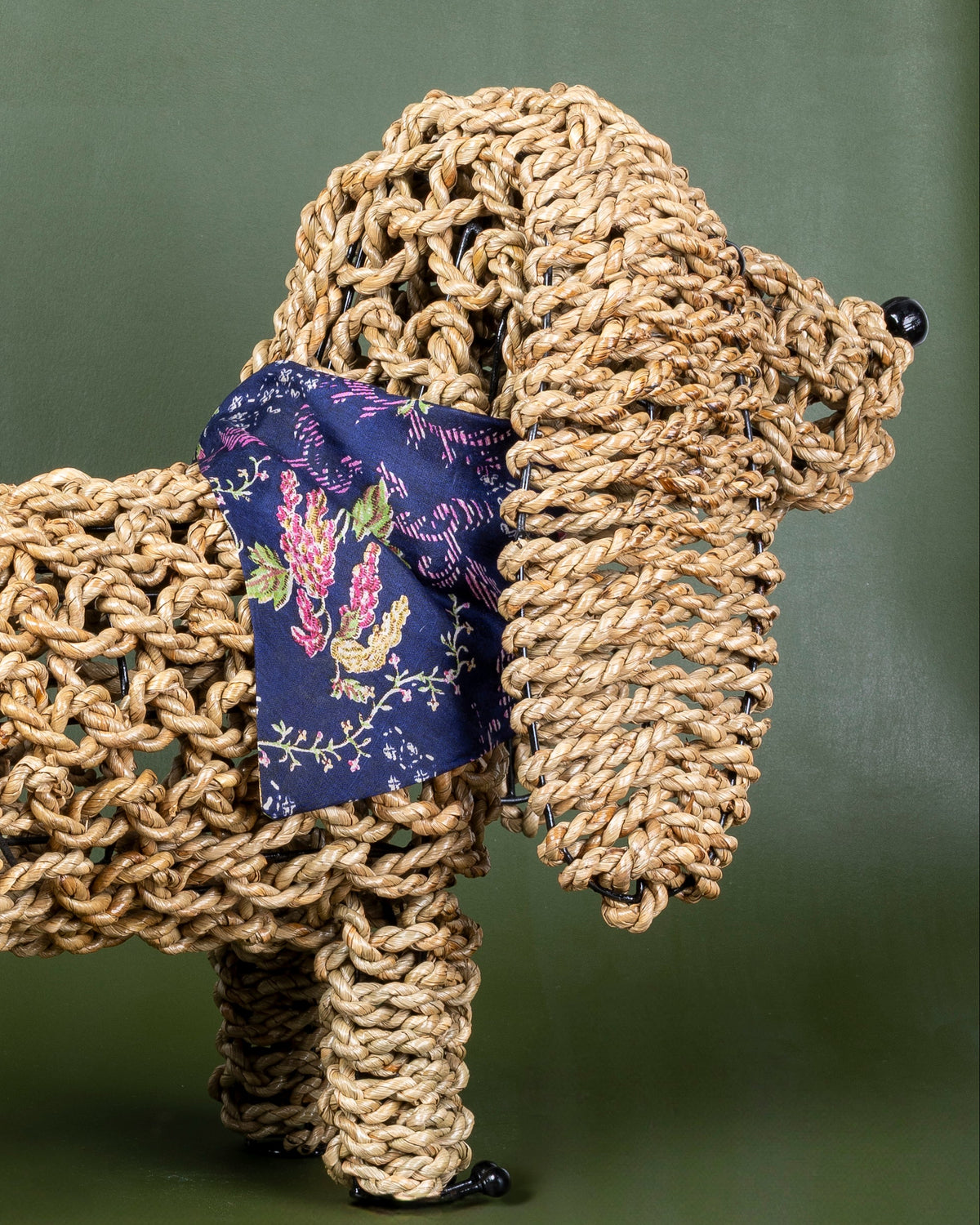 Foulard de soie Bleu royal