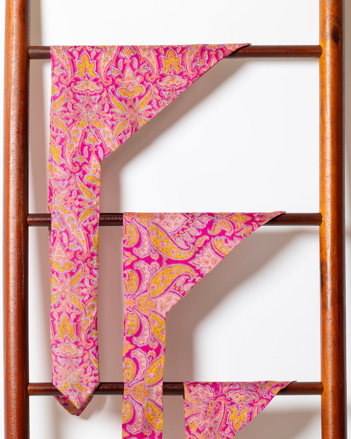 Foulard de soie Rose Indien