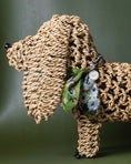 Charger l'image dans la visionneuse de la galerie, Foulard de soie Vert fleuri
